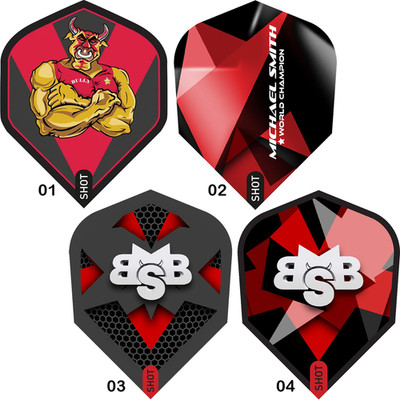 Shot Michael Smith Bully Boy Flights 100 Micron Dartflights No6/No2 Flightform