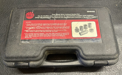 MAC TOOLS 4WD LOCKNUT SOCKET SET 1/2'' DRIVE # AS4543A