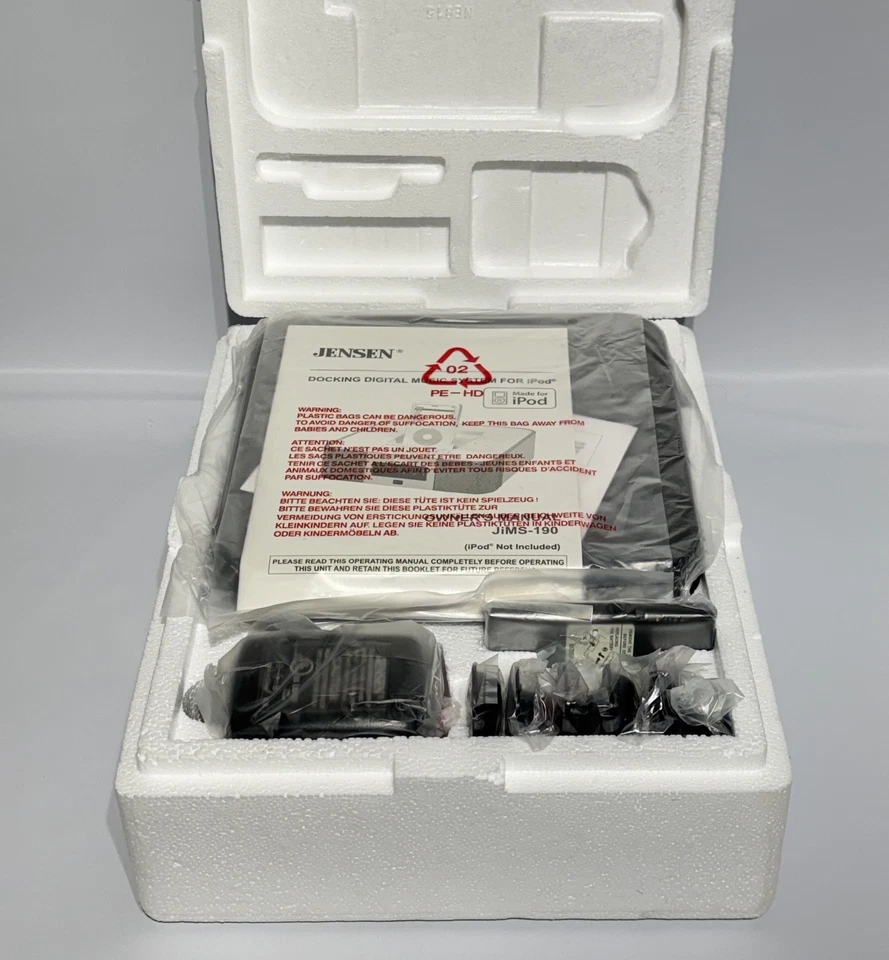 Jensen iJam iPod Speaker Dock with Remote JiMS-190 2006 - Image 4 of 4