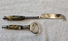 Cheese Cutter & Opener -  Lamp-work Marble Swirl Design — photo 1