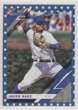 2019 Panini Donruss Variation Independence Day Javier Baez (Fielding) #165 z7h