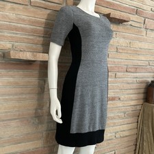 J. Crew Grey Black Colorblock Stretch Dress Size 2