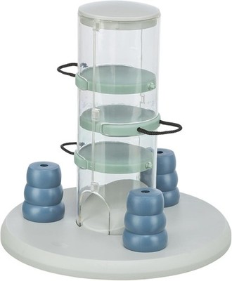 Trixie 32016 Dog Activity Gambling Tower 25x27 cm Hundespielzeug Strategiespiel