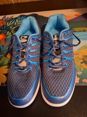 Brunswick Aura Navy/Blue Mens Bowling Shoes Size 8 Great Shape