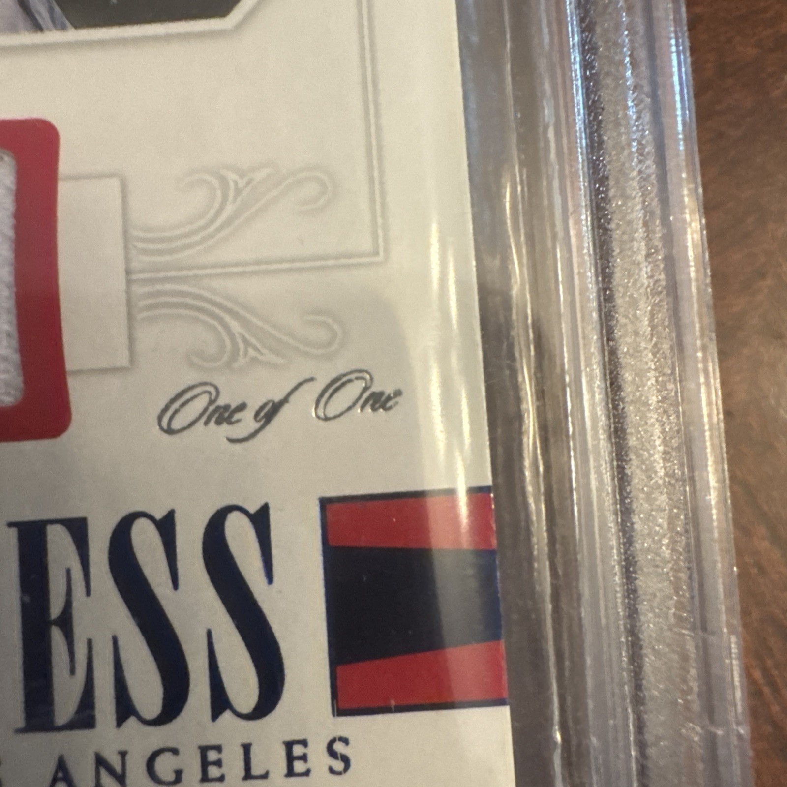 2018 Panini National Treasures Greatness Relics G-MT Mike Trout 1/1 BGS 9 view 3