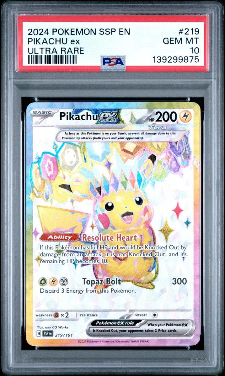 Pikachu Ex Pokémon TCG Cards for sale | eBay