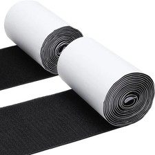 4.4 Inches x 7 Feet Strong Sticky Back Heavy Duty Hook and Loop Tape Adhesive