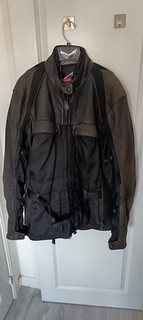 Hein Gericke Textile/ Leather Motorcycle Jacket XXL