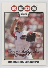 2008 Topps Bronson Arroyo #152 9h3