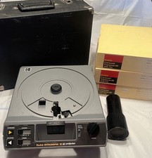 Kodak Ektagraphic III ATS 35mm Slide Projector w/ Lens  3 Slide Trays Case
