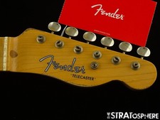 USED Fender USA Custom Shop 1952 Heavy Relic Telecaster NECK TUNERS Tele Maple