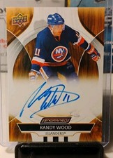 RANDY WOOD 2025 Upper Deck Engrained Icons AUTO #CA-RA NY ISLANDERS 💎💎💎