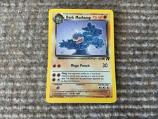 Pokémon TCG Dark Machamp Holo Card 10/82 Team Rocket Vintage