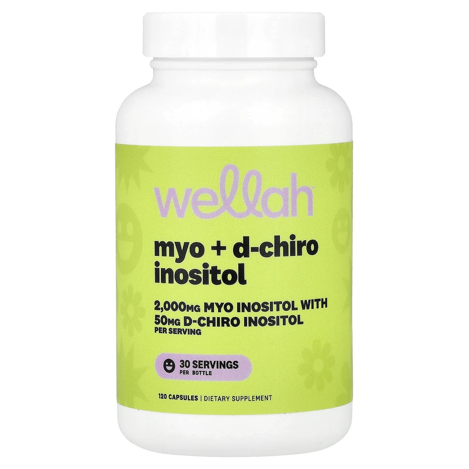 Myo + D-Chiro Inositol, 120 Capsules