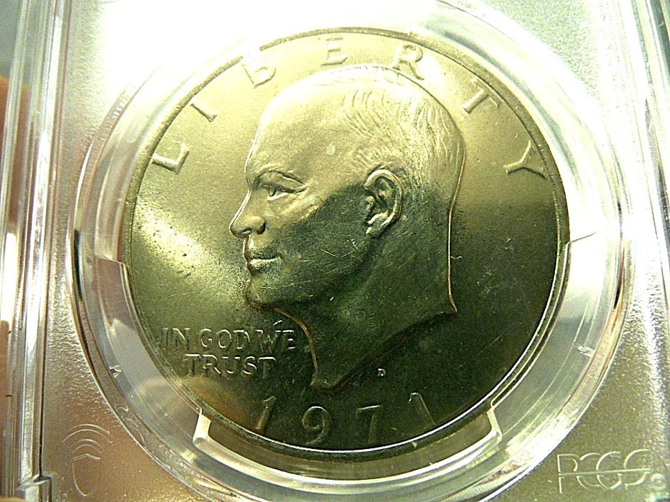 1971-D Eisenhower Dollar  Friendly Eagle PCGS MS65 . RDV-006 - Image 4 of 4
