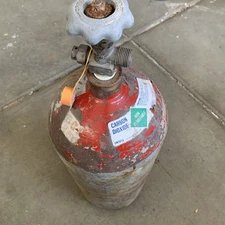 20 LB Bevco Steel CO2 Cylinder Tank Beverage Soda Beer Empty Bottle Untested.