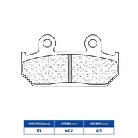 Set BeläGe Bremse CL Brakes 2252A3 + Honda 250 CBR F 86/86