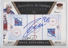 2011 Crown Royale Scratching the Surface Signatures Mats Zuccarello #50 Auto 0c3