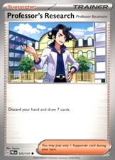 SV: Prismatic Evolutions #125/131 Professor's Research [Professor Sycamore]