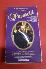 Christmas with Luciano Pavarotti 1992 Wienerworld Ltd VHS Video tape