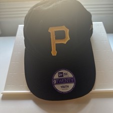 New Era Pittsburgh Pirates Youth Adjustable Black Cap MLB Baseball