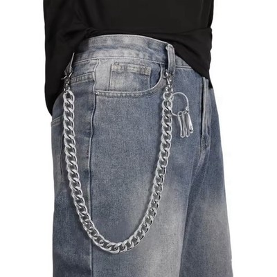 22'' Heavy Duty Chain Thick Biker Wallet Key Chain Trucker Keyring