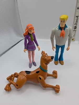 Hanna Barbera Scooby Doo Fred Daphne Scooby Action Figure Lot 3 Articulated