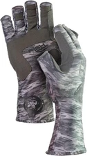 Fish Monkey Gloves Half Finger Guide Glove, Grey Water, MD