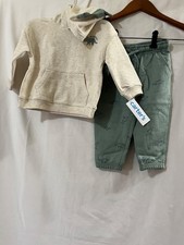 NEW Carter's Boys 2-PC Dinosaur Hoodie 3D  Pants Play Set 18M