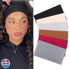 6 Pcs Wide Headbands for Women Extra Large Turban Stretch Fashion Headband Bo...