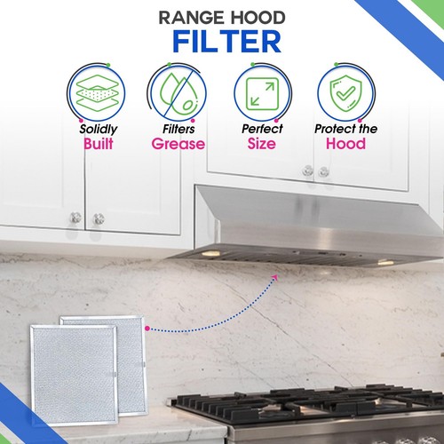 Stove Hood Vent Filter 9.87" x 11.62" 97007894 Compatible with Broan Range Ho... - Picture 2 of 6