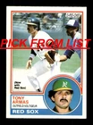1983 O Pee Chee OPC Baseball 210-396 EX-MT/NM Pick From List All PICTURED zz6