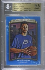 2017 Upper Deck Goodwin Champions Royal Blue Ben Simmons BGS 9.5 GEM MINT b9t