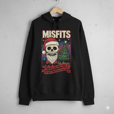 Misfits Xmas Hoodie Cotton Unisex All Sizes ZL2169