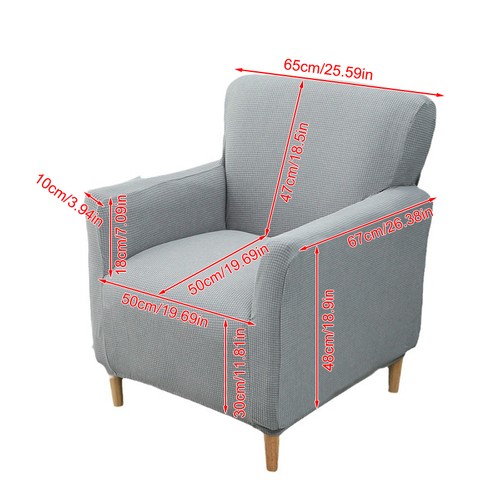 Stretch Polyester Sessel Einzel Sofa Schild Passform Schutz Schutz Schutzhülle Wohnkultur - Bild 4 von 39