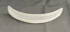 Vintage White Buckram Wired Headband Frame for Bridal Headpiece • Fascinator