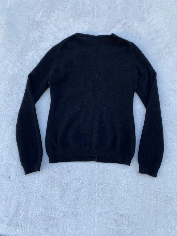 Женский кардиган на пуговицах из 100% кашемира Barney New York свитер черный размер XS - Изображение 2 из 4