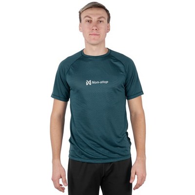 Non-stop Dogwear Herren T-Shirt CaniX Tech Tee teal für Canicross Sport