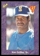 1991 Classic Game Purple Ken Griffey Sr. Seattle Mariners #141