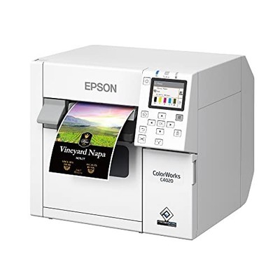 Epson Color Label Printer CW-C4020M White Compact