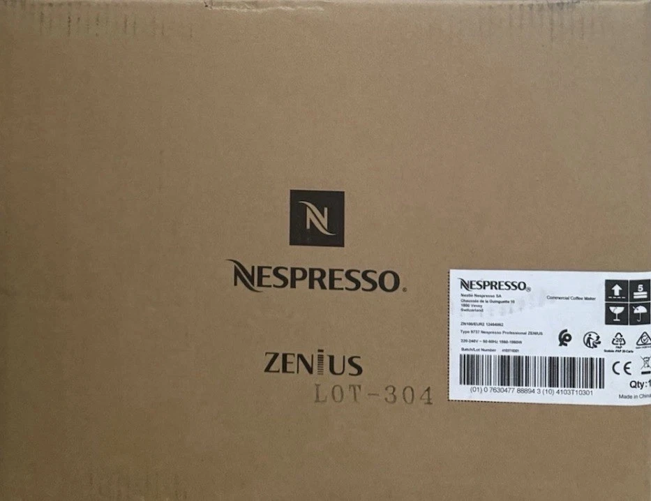 Nespresso Zenius ZN100 Professional Pod Kaffeemaschine UVP 399£ - Bild 2 von 2