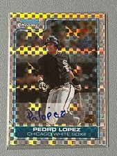 2006 Bowman Chrome Baseball X-Fractors #BC227 Pedro Lopez Auto SP /225 Sox