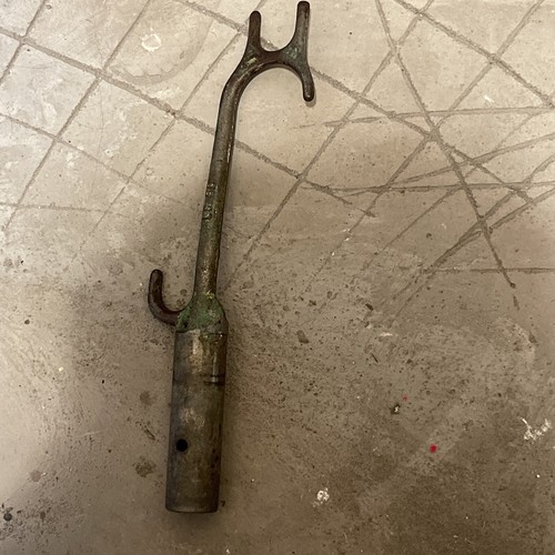 Antique Old Bell System Telephone Lineman Cope Hook Drop Wire Put Up Tool USA - Picture 7 of 13