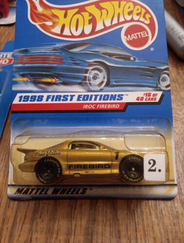 Hot Wheels 1998 First Editions Series IROC Firebird 16/40 #653 Pontiac Goodyear