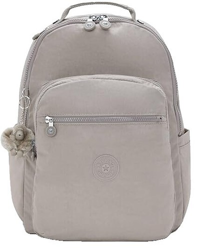 KIPLING GO SCHOOL LIGHT BLUE GREY FLURRY LARGE SCHOOL TRAVEL ZIPPER BACKPACK Kipling New Zea 15 main image 2