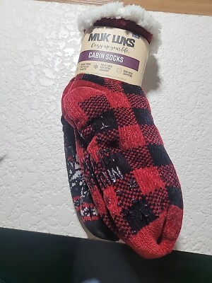 Cabin Socks Womens Xl Slipper Socks Muk Luks Accessories Nwt Muk