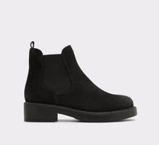 Image of Aldo Black May Ankle Boots Womens Size UK6 EU39 (RefE16)