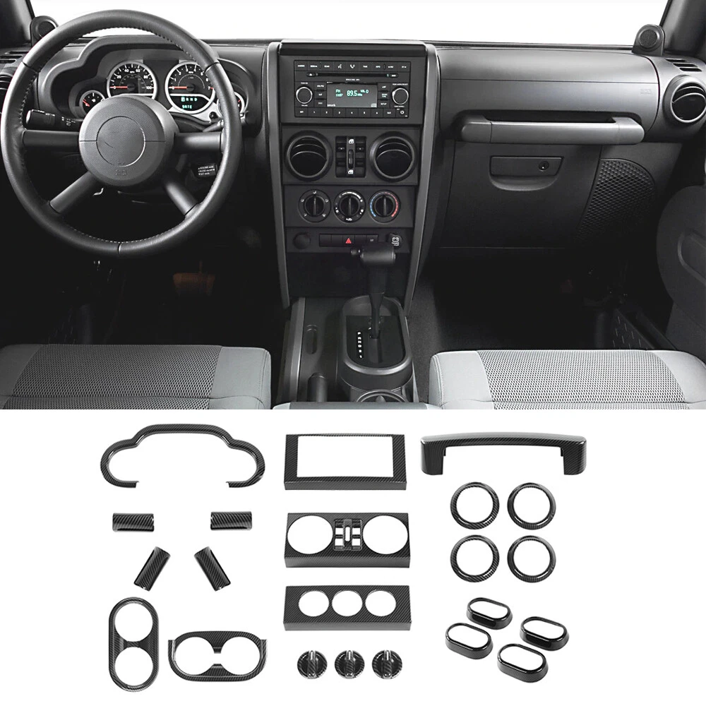 Jeep Interior Trim Kit Black Matttroy