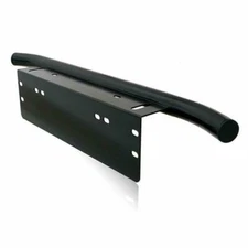 23" Bull Bar Front Bumper License Plate Holder Mount Bracket For LED Light Bar