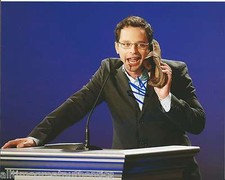 ACTOR COMEDIAN NICK KROLL SIGNED THE LEAGUE 8X10 PHOTO B W/COA RUXIN SHIVA BOWL